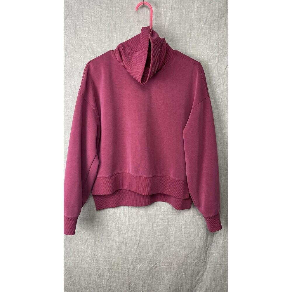 Lululemon Softstreme Turtleneck Pullover Size 4 Pomegranate POME